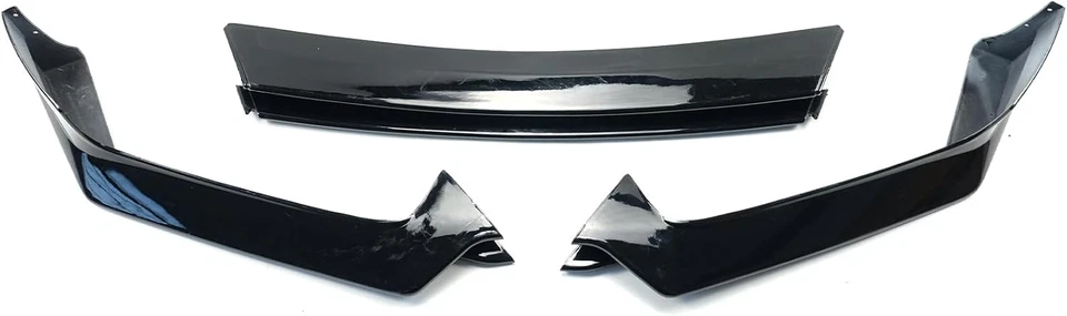 For 2017-2022 Infiniti Q60 JDM RS Style Double-Deck Front Bumper Lip Splitter - Image 3 of 4