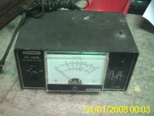 VINTAGE SILTRONIX FS 600A PEAK READING WATT METER 1000 WATTS WATTMETER