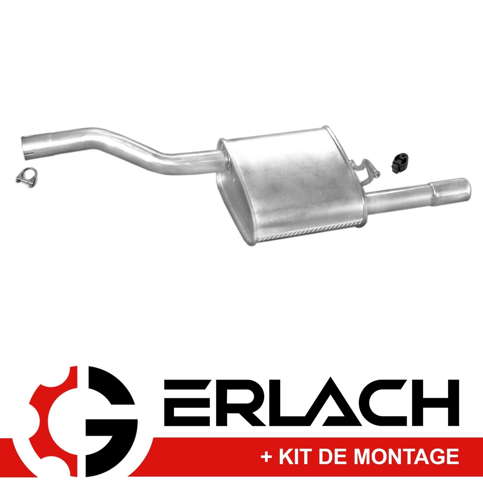 Silencieux arrière Ford Focus break 1.6 16V 547 en acier renforcé anti-corrosion