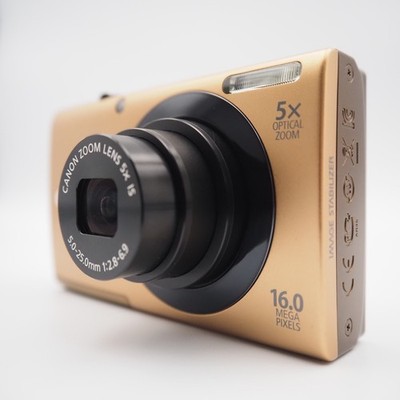 Mint] Canon Powershot A3400 IS Gold Compact Digital Camera w/Box