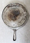 Antique Wagner Sidney O Cast Iron Skillet # 9 Heat Ring Nickel Plated