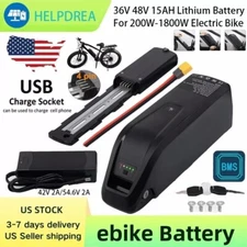 36V 48V 15Ah Hailong Lithium Battery for 200W-1500W Ebike Electric Bike 40A BMS
