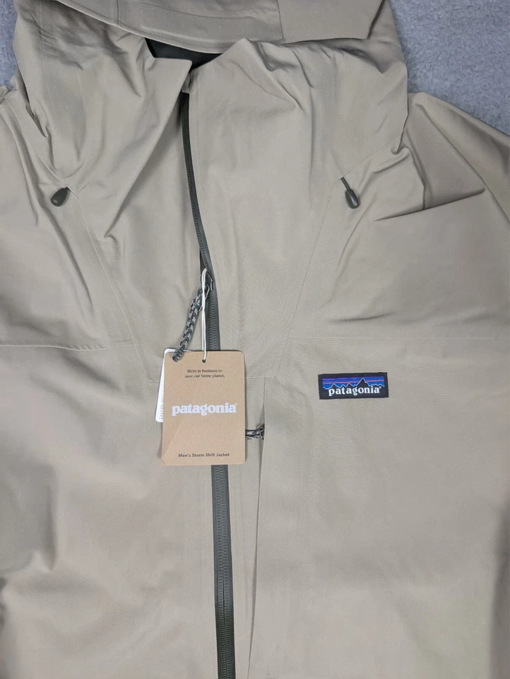 Patagonia Storm Shift Gore tex Jacket Mens 2XL Seaside Grey Waterproof Hooded - Image 3 of 4
