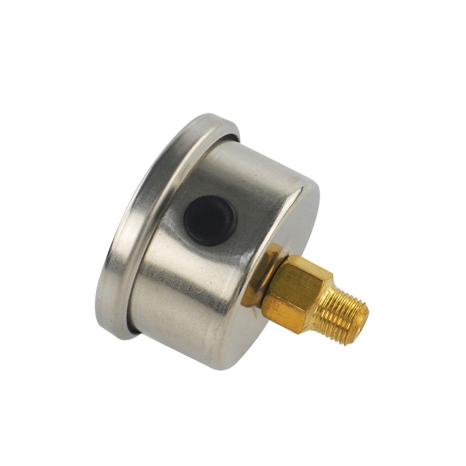 1/2 Gauge Sensor T-Fitting Adapter + 1/8 NPT Fuel Pressure Gauge 0-140