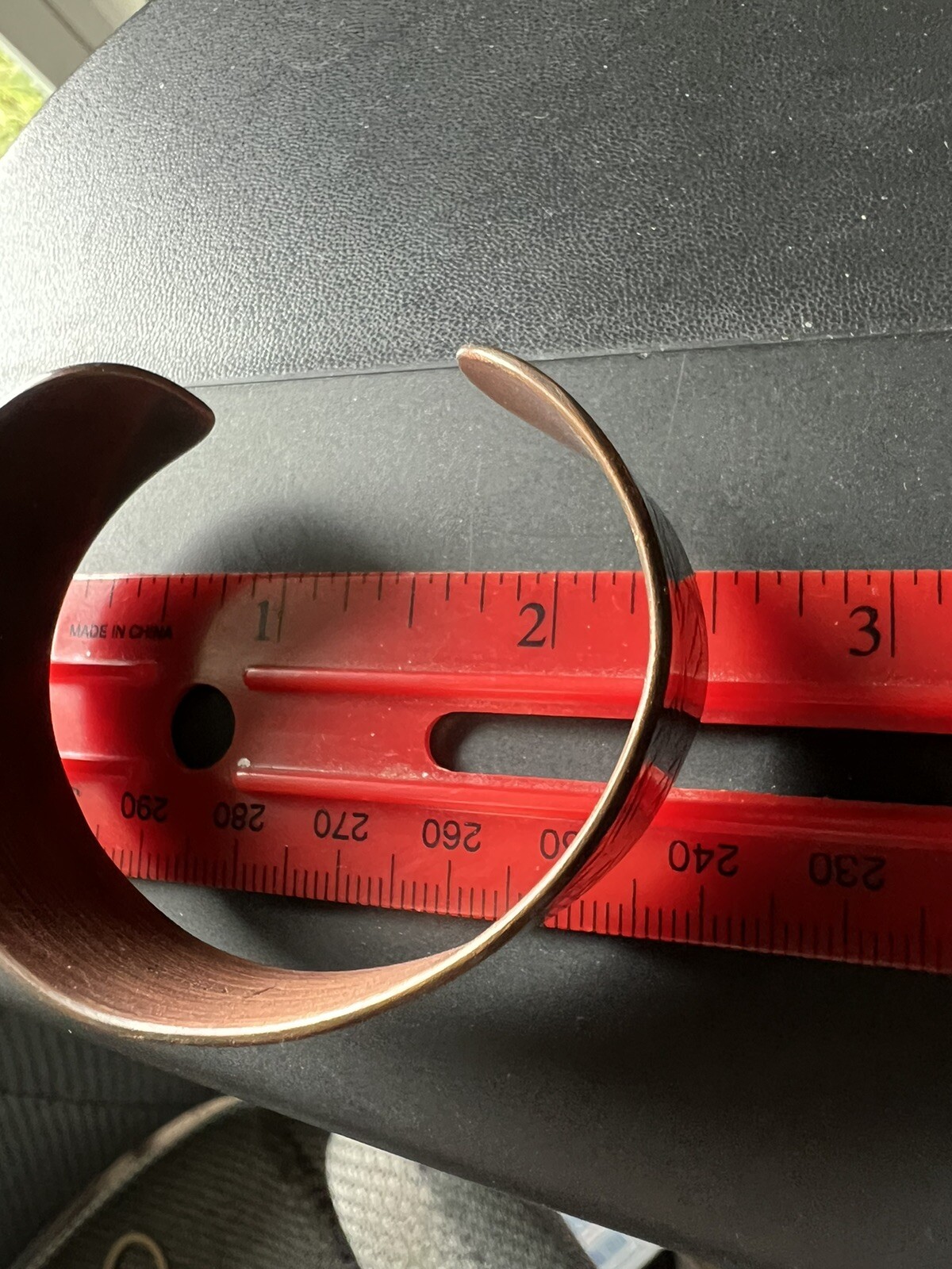 J. Marie Solid Copper Cuff Bracelet - image 4