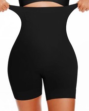 Women High Waist Trainer Shorts Compression Tummy Control Body Shaper Pants Slim