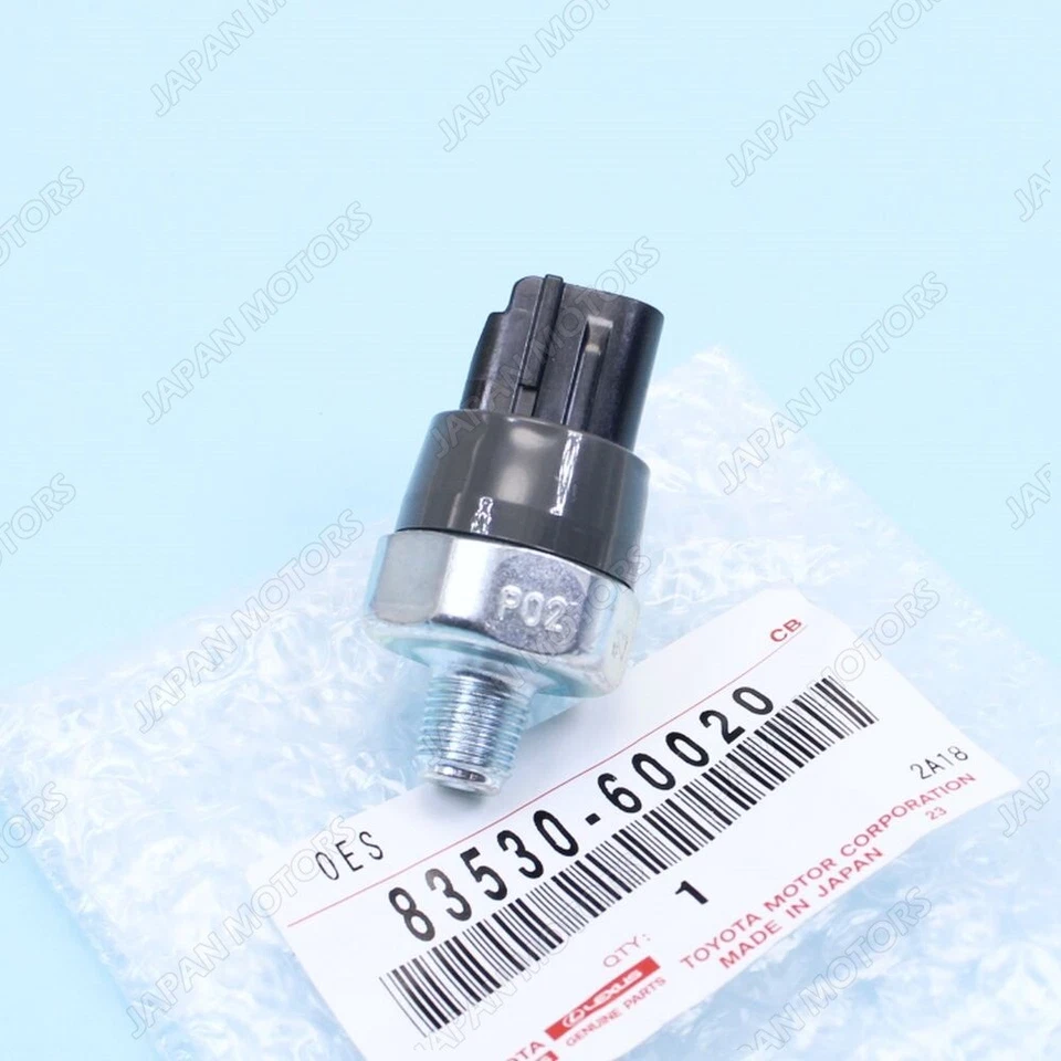 Conjunto de interruptor sensor de presión de aceite 83530-60020 nuevo genuino OEM Toyota Lexus Scion Foto 2 de 4