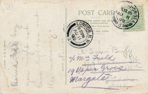 WESTCLIFF-ON-SEA - Cliff Walks - England - 1908 - 第 2/2 張圖片