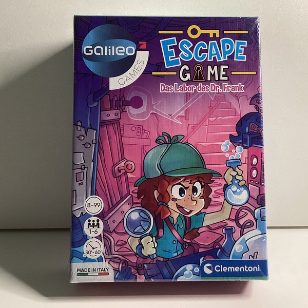 S179 Clementoni 59226 Galileo Escape Game - Das Labor Des Dr. Frank-image