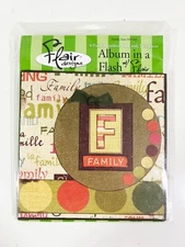 Flair Designs 4-Panel Accordion Book w/ Tie Closure (BRAND NEW SEALED)