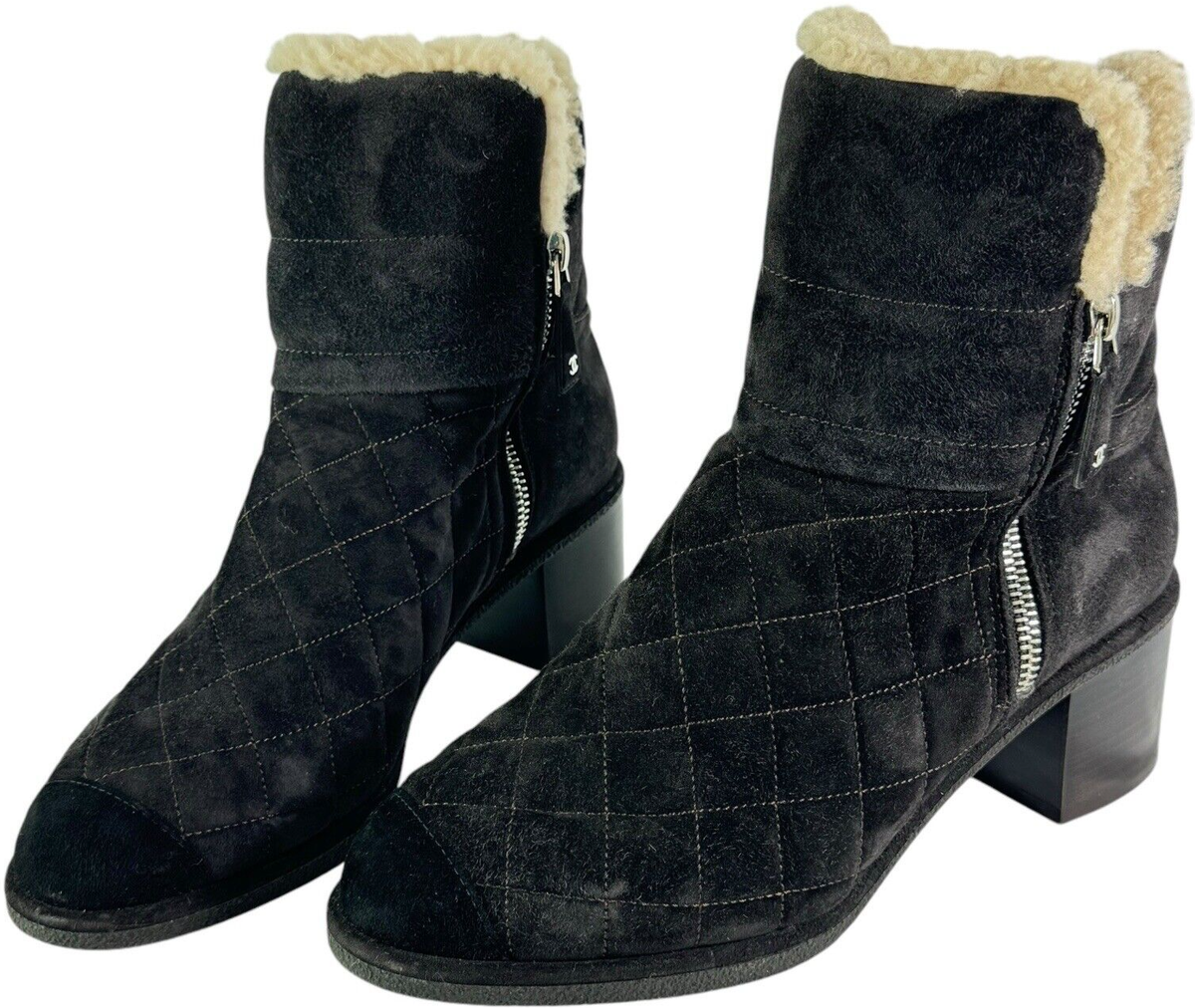 CHANEL ブーツ ブラウン 39 d970d0de-ca7a-4796-b980-