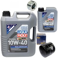 MotoröL Set 10W-40 6 Liter + ÖLfilter Sm 112 + Schraube FüR Fiat Ducato Lancia