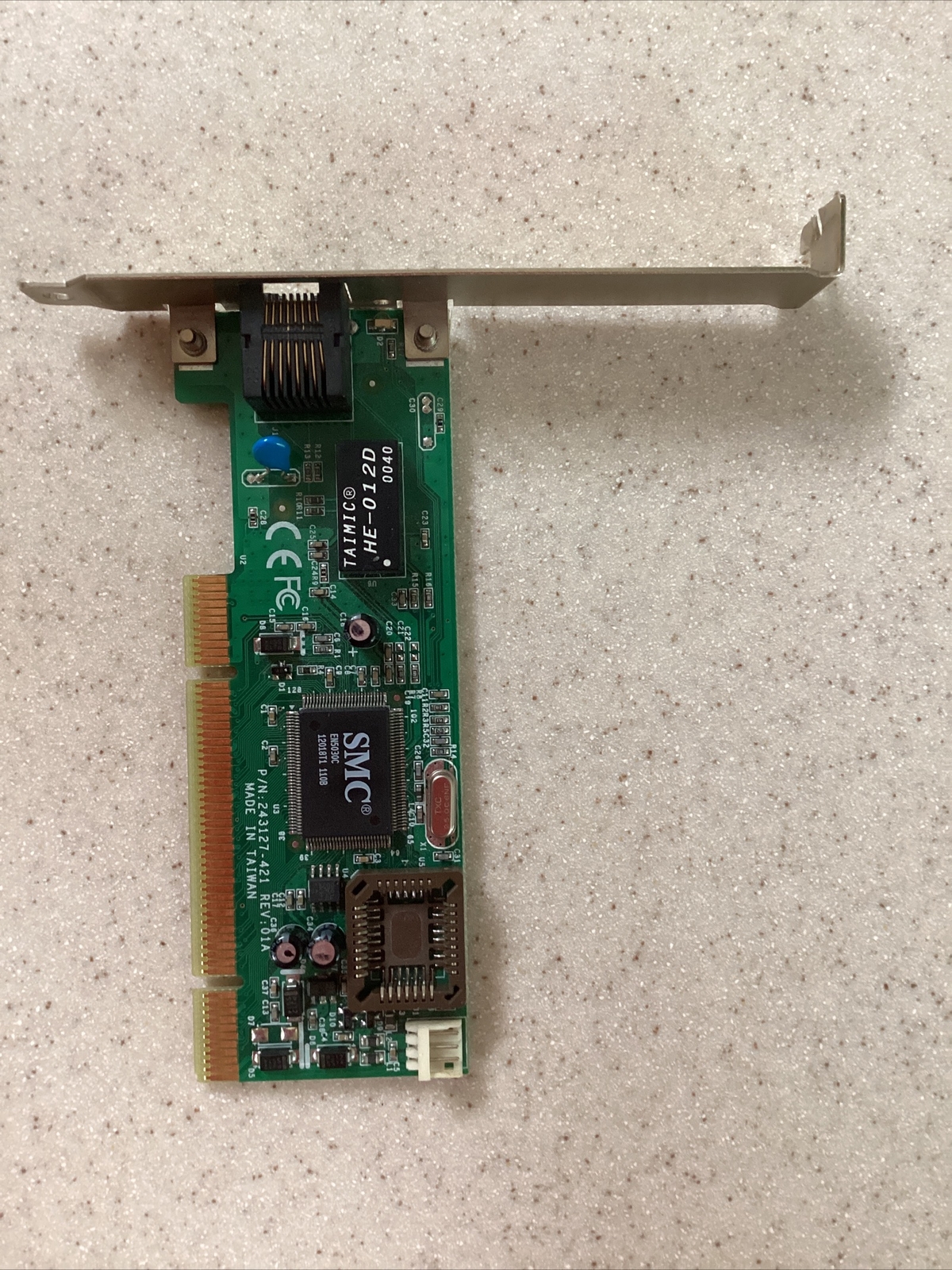 SMC PCI ETHERNET NETWORK CARD P/N 243127-421 SMC1211TX-50