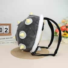 12" Super Mario Bros Plush Morton Koopa Jr. Backpack Shell Soft Doll Stuffed Toy