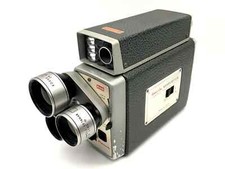 Kodak Scopemeter Film Camera With Ektanar F/1.9 Telephoto, Wide Angle Double 8Mm