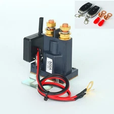 Wireless Dual Remote Car Battery Disconnect Relay Master Kill Cut-off Switch