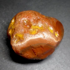 Lake Superior Agate 1.44 oz 'TWO FACE BANGER' Rough Beautiful Minnesota Gemstone