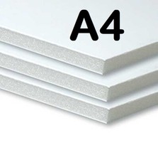 5MM Thick White Foam Board,  A4,  10 Sheets per pack, Foam Board High Quality