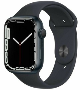 Apple Watch Series 7 45mm Aluminum Case with Sport Band - Midnight - GPS -  FS 194252593240 | eBay
