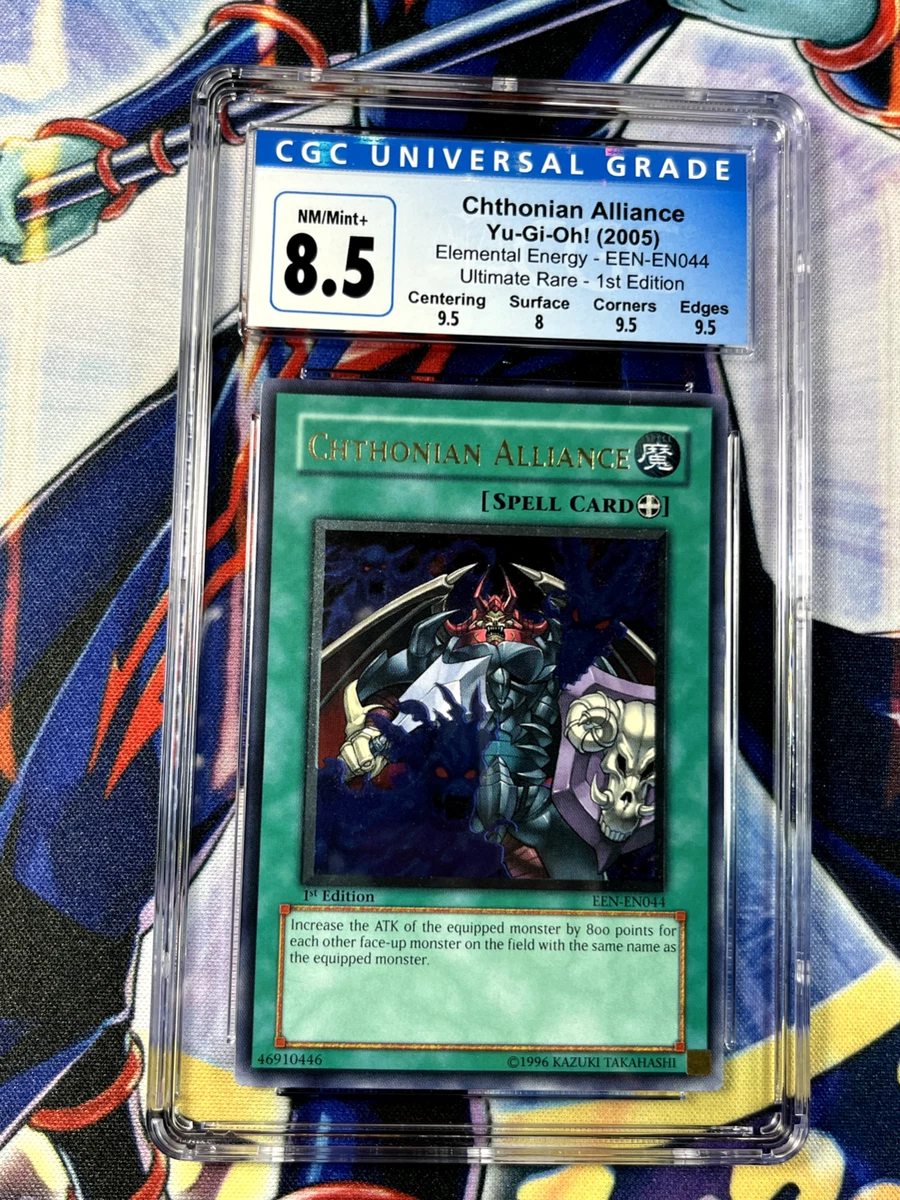 Yugioh Chthonian Alliance EEN-EN044 1st Edition CGC 8.5 Ultimate Rare