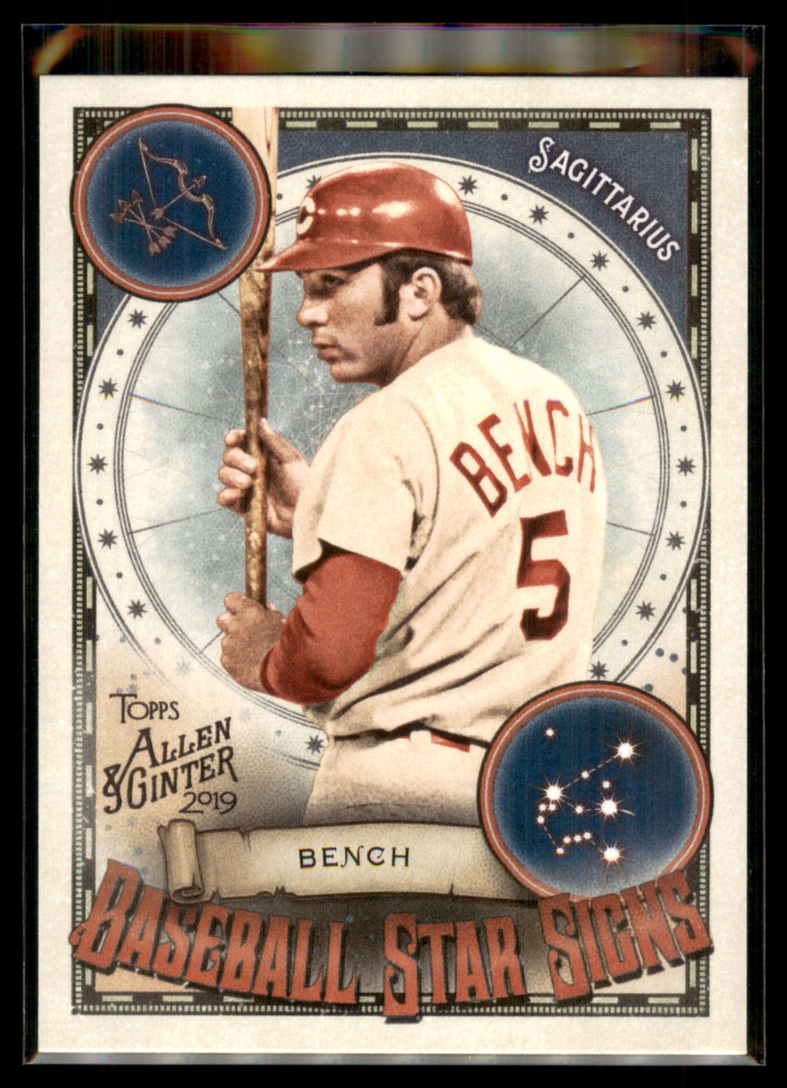 2019 Topps Allen & Ginter Star Signs #BSS-32 Johnny Bench