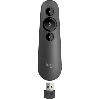 Funk  Logitech R500 Wireless Presenter USB kabellos grau leicht Laserpointer