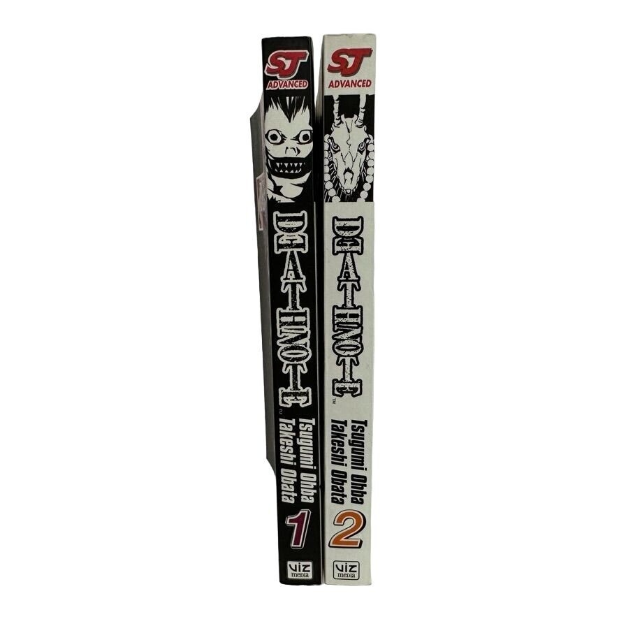 DEATH NOTE Volume 1 n 2 Shonen Jump Advanced Manga Book | eBay