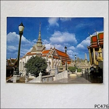 Wat Temple Phra Keo Bangkok Thailand Postcard (P476)