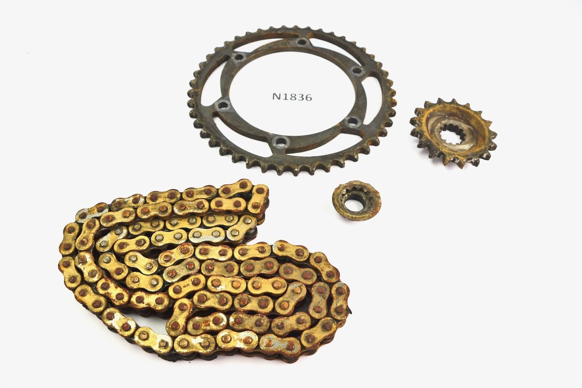 Kawasaki ZX 10 ZXT00B Bj 1989 - chain kit chain kit Z17-46 N1836
