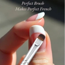 Vanfa French Brush for Nails, Clean up brush for Gel Nail Polish *Pick any size*