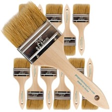 12 Pk- 2.5 inch Chip Paint Brushes for Paint, Stains,Varnishes,Glues,Gesso