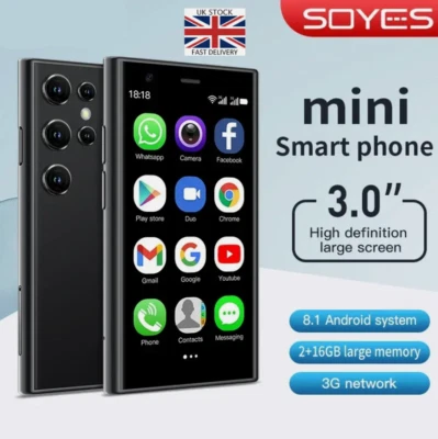 Unlocked SOYES S23 Pro Mini Smartphone 3G 2GB +16GB Android 8.1 Dual SIM NEW UK