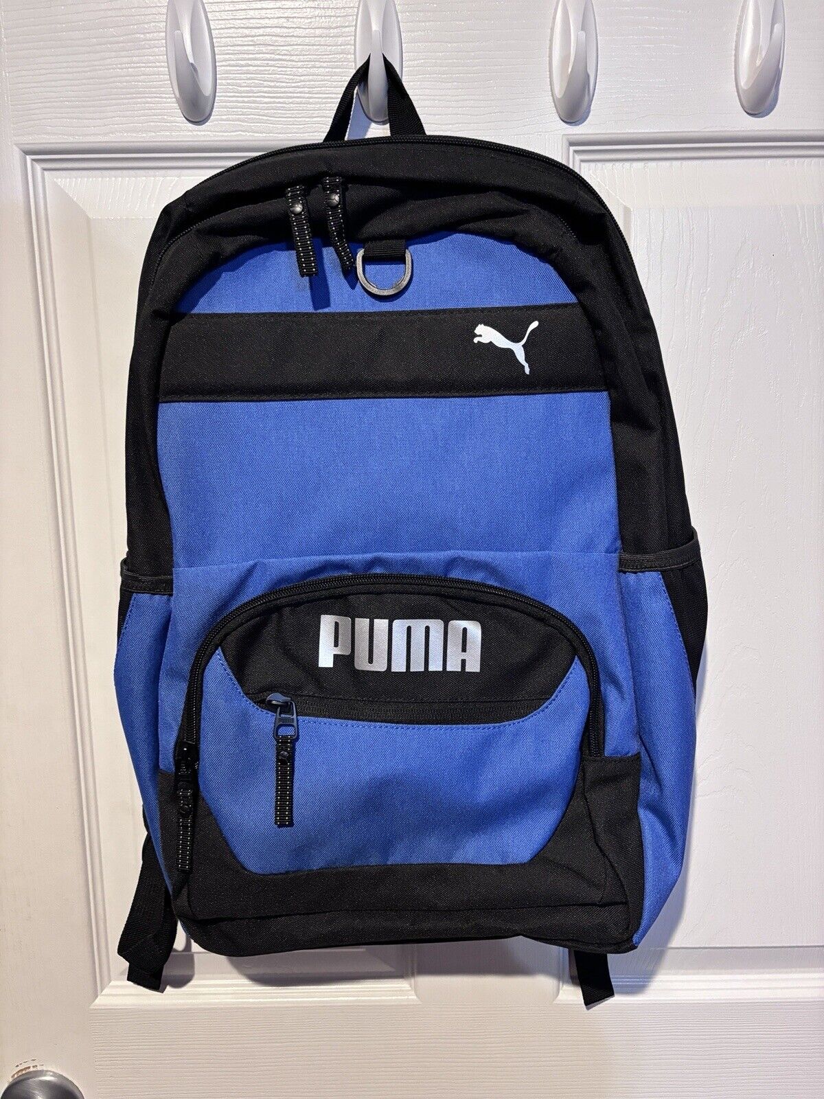 Puma Everyday Backpack--Black & Blue Unisex--New With Tags $55 MSRP