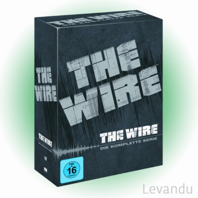 DVD-Box THE WIRE - DIE KOMPLETTE SERIE (Staffel 1-5 / 60 Episoden) - 24 DVD's