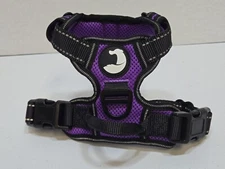 Joytale Dog Harness Black & Purple Size XS Adjustable Soft Padded Reflextive 