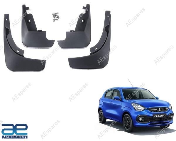 SchmutzfäNger Set Mit 4 FüR Maruti Suzuki Neuer Celerio 2021 2022 Aes-image