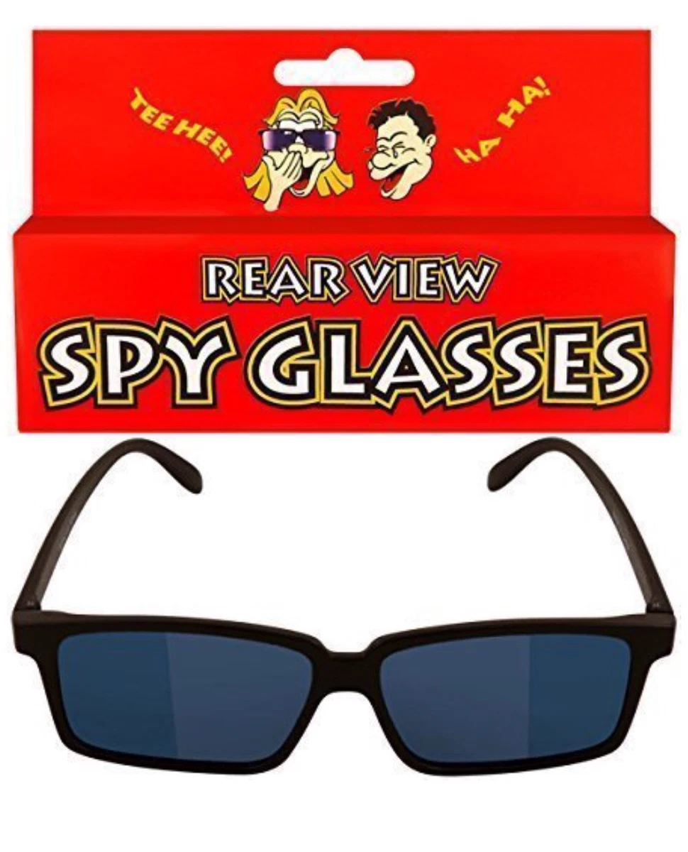 Amazon.com: Big Size Spy Sunglasses Personal Security Looking Behind Party Glasses  Rear View Sun-glass Rearview Mirror Anti Track Reflection Mirror Glasses :  Health & Household