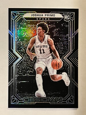 2021-22 Obsidian San Antonio Spurs Joshua Primo RC #162 - SP Base Rookie Card