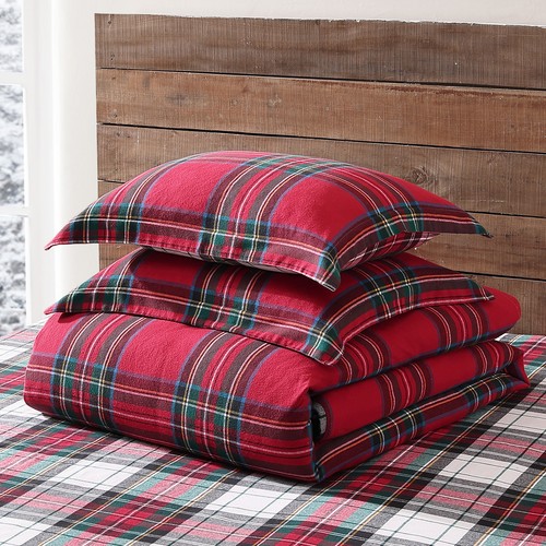 Spencer Plaid Flannel Comforter Set - Levtex Home - Picture 7 of 27