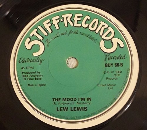LEW LEWIS 1-30 2-30 3-35 / The Mood I'm In 45 RPM 7" Stiff Records 1980 UK NM - Picture 6 of 6