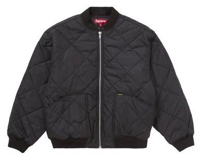 SUPREME AOI QUILTED WORK JACKET (BLACK) SIZE XL FW24 “Pandemic