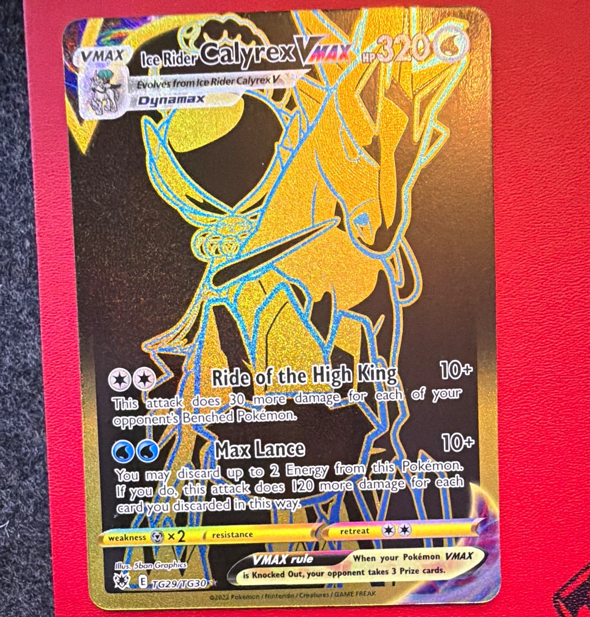 Ice Rider Calyrex VMAX Pokémon TCG Cards for sale | eBay