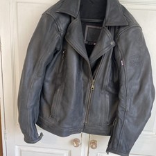 Damska- Frank Thomas Classic Czarna skórzana kurtka motocyklowa "Biker" - Rozmiar 16