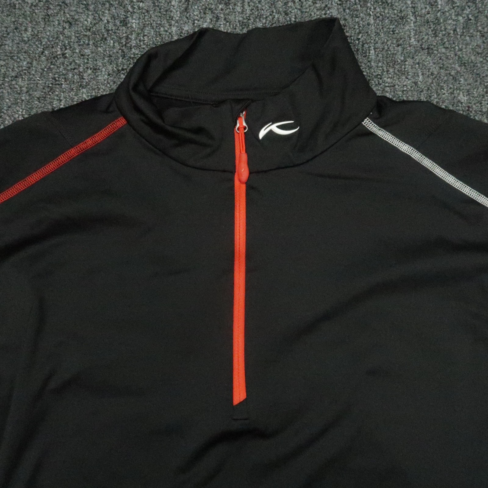 KJUS Pullover Mens Extra Large Black Midlayer Hal… - image 2