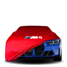 Premium Custom Interior RedCar Cover Compatible con BMW M4 Series Dust WindProof