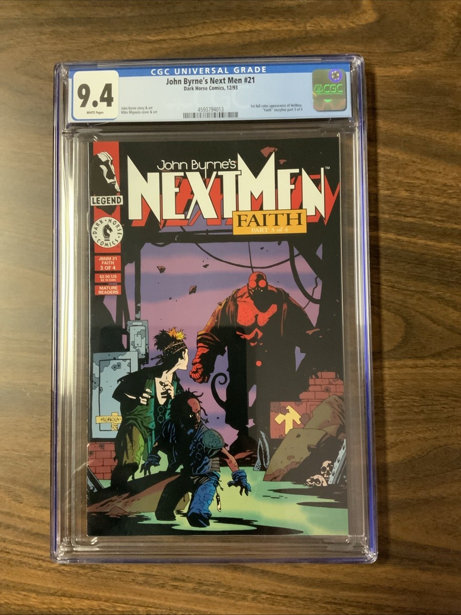 John Byrne's Next Men 21 Cgc 9.4 WHITE PAGES 1st Color Hellboy | eBay
