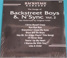 Backstreet boys N'Sync Vol. 2 Karaoke CDG Bye bye bye Tearin up my heart. Mr DJ