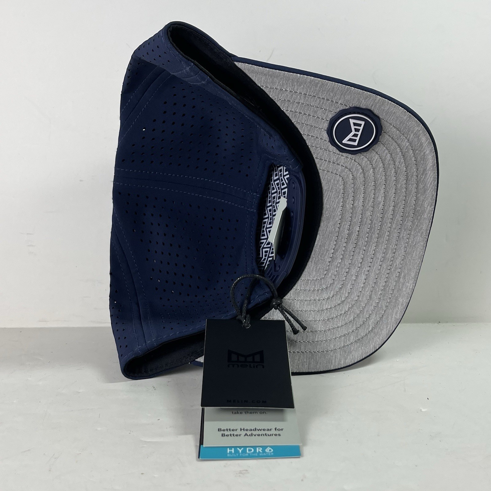 NWT Melin Odyssey Hydro Thrive Aviation Navy Performance Snapback Hat RARE image 5