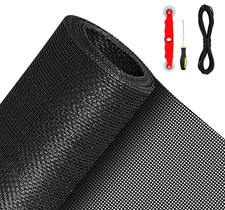 Pet Proof Window Screen Replacement Kit, 39"x118" Durable High Hardness Scree...