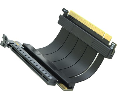 PCIe 4.0 16X Riser CardPCI-E Express X16 Extension Cable Compatible with Comp...